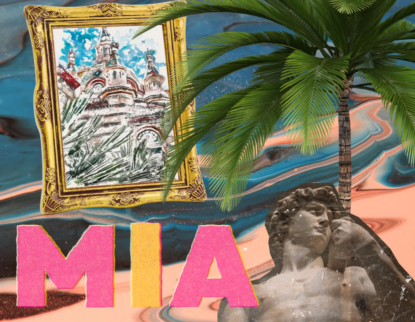 a palm tree and a painting - Miami's top museums