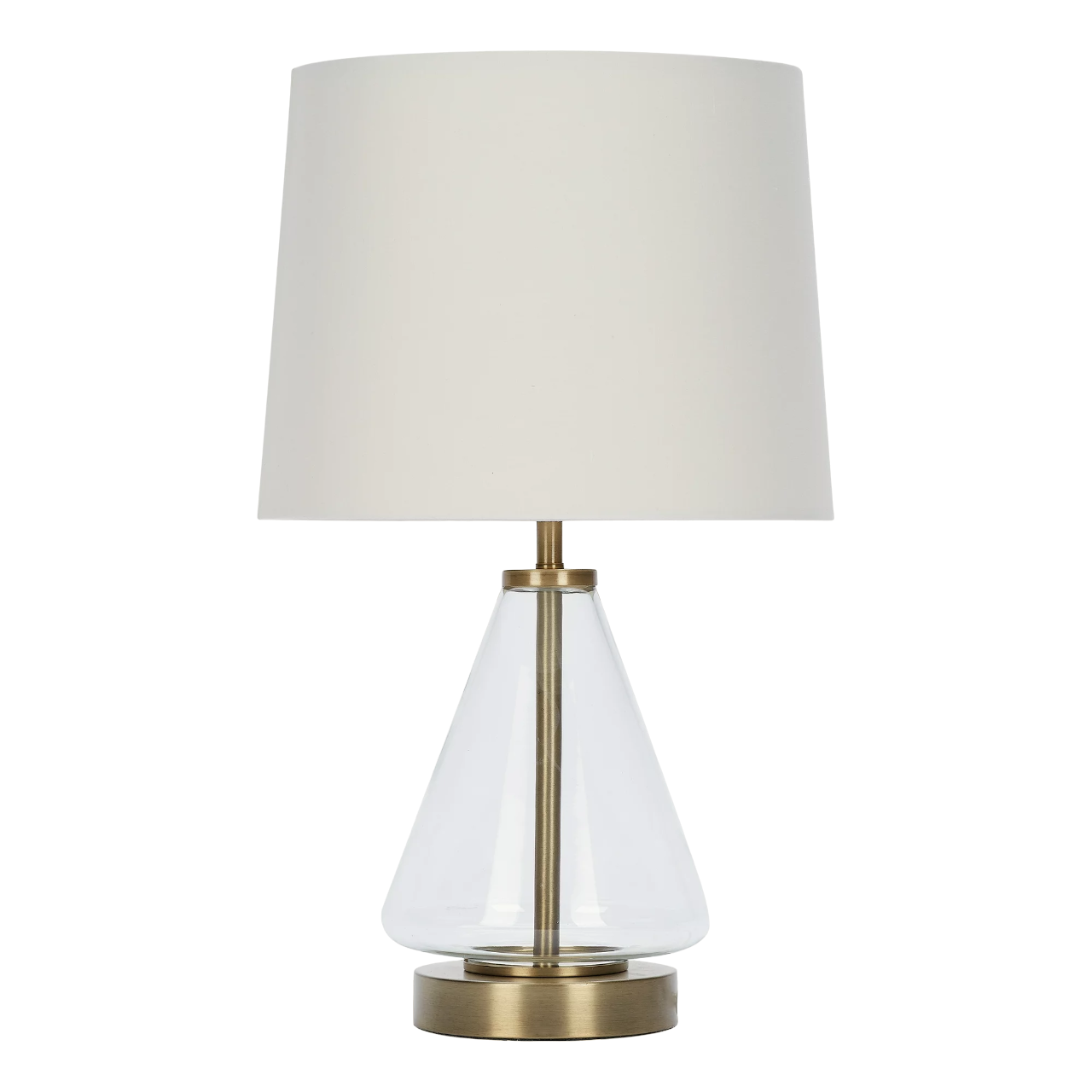 Glass and Brass Style Table lamps